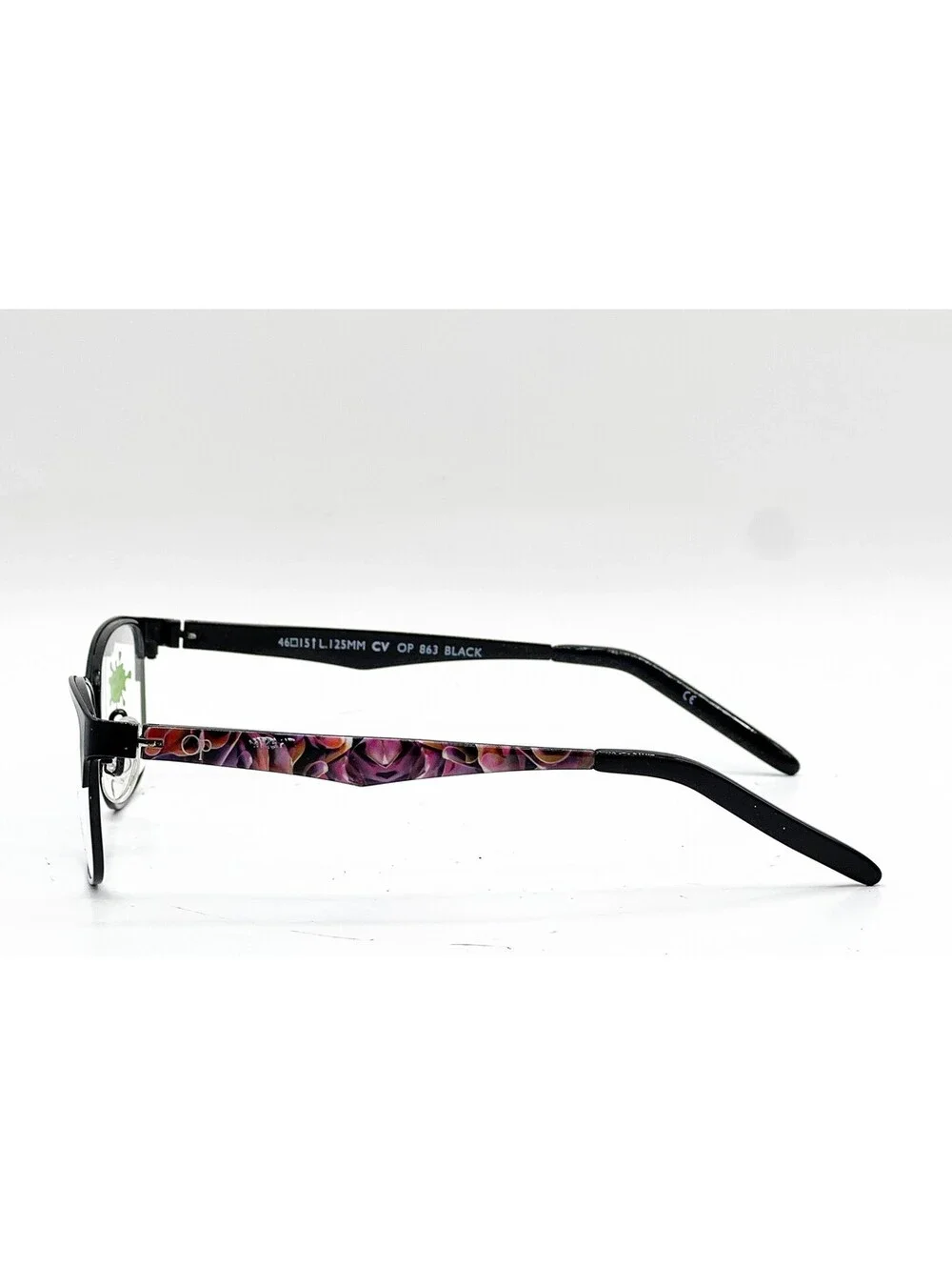 Ocean Pacific 863 Gloss Black Authentic Eyeglasses 46-15-125